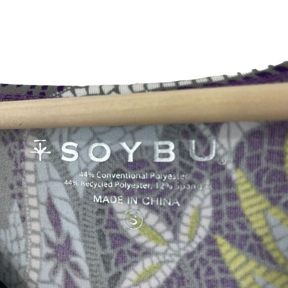 Soybu Small Dress Roll Tab Sleeves Pullover Stretch Travel Knee Length Womens - Picture 4 of 16